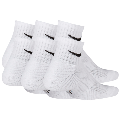 Nike 6 Pack Cushioned Quarter Socks