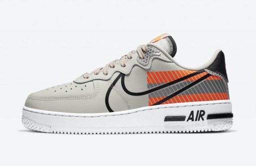 Nike Air Force React “Beige Orange”