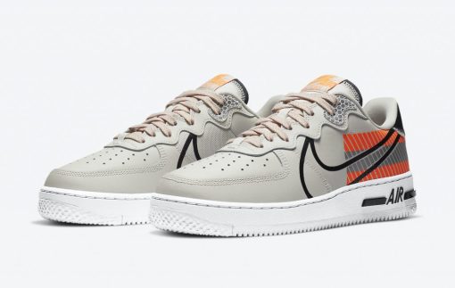 Nike Air Force React “Beige Orange”