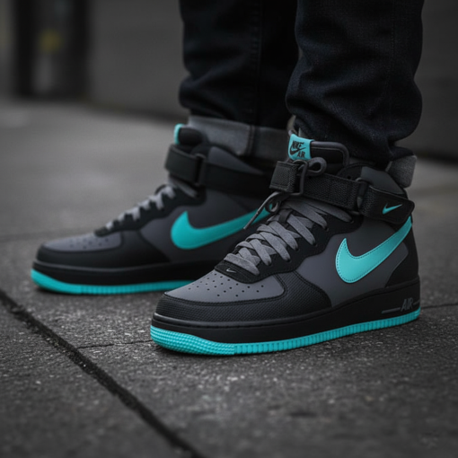 Air Force 1 Mid 07 “Hot Lava” Blue